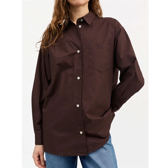 Skall Studio Edgar Skjorte, Dark Brown